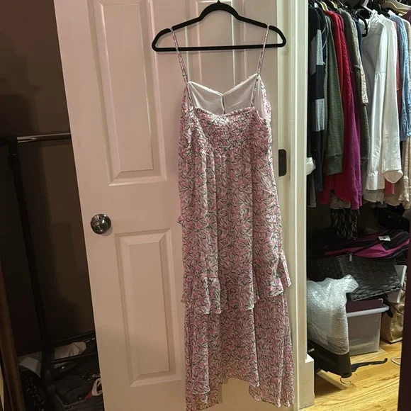MINKPINK Pink Floral Liberty Midi Dress - Picture 4 of 5